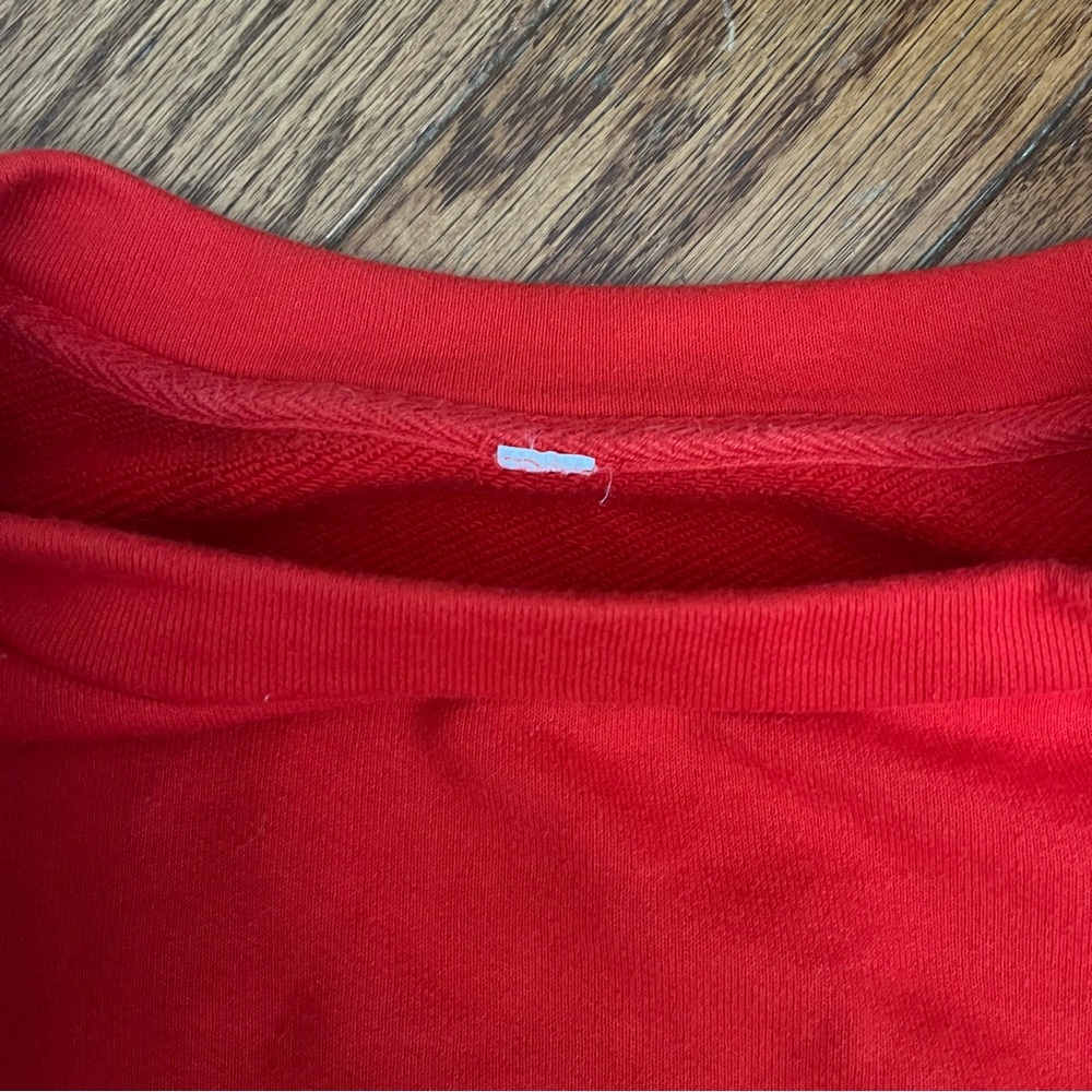 ALO Yoga Red Grommet Sweatshirt - Picture 9 of 9